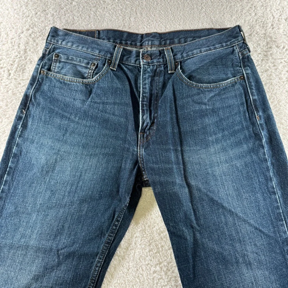 Levis 527 Jeans Mens 34x32 Blue Modern Bootcut‎ Denim Medium Wash Pants Western